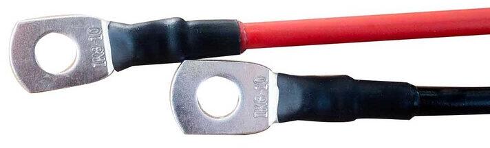 ECTIVE H07V-K Batteriekabelsatz 10mm² rot/schwarz M8/M8 1,5 Meter