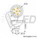 David Communication SMD-LED Spot, Sockel: GU4, EEK: A+, 10-30V / 1W