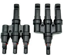 WATTSTUNDE® MC4 T-Stecker Set MC4.3 Adapter