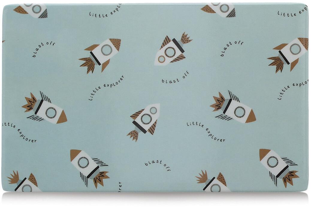 Zeller Frühstücksbrettchen, Melamin, 23,5x14,5x0,4 cm, rockets