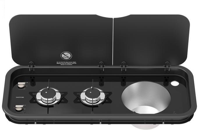 Thetford Topline 111 Kocher-Spülen-Kombination, 2-flammig