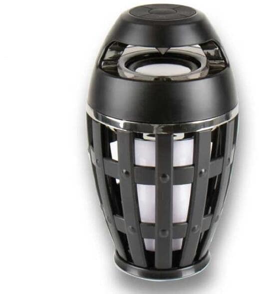 Carbest LED Fackel-Leuchte mit Bluetooth Lautsprecher