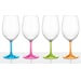 Brunner Glamour Weinglas Set, 600ml, mehrfarbig, 4er Set