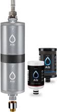 Alb Filter FUSION Active + Nano Trinkwasserfilter, Camping-Set: Mobil, GEKA Anschluss und Koffer, silber/schwarz